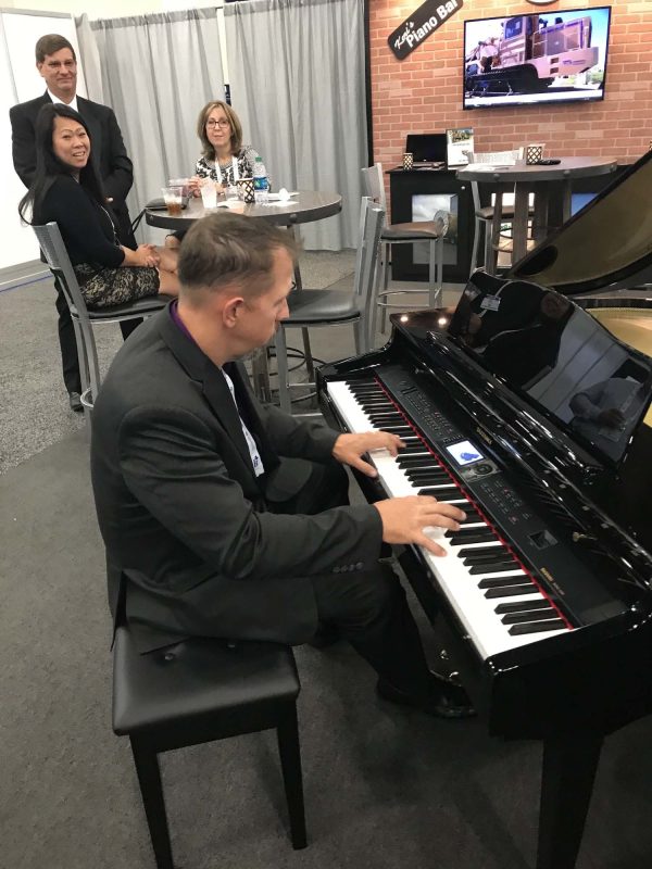 Piano Bar Trade Show Exhibit Display Booth