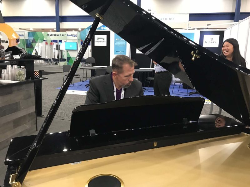 Piano Bar Trade Show Exhibit Display Booth