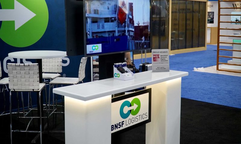 Exhibit display booth design and build energy power logistics