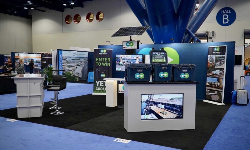 Exhibit display booth design and build energy power logistics