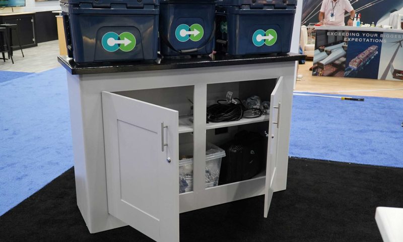Exhibit display booth design and build energy power logistics