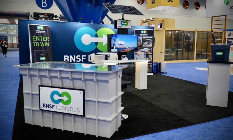 Exhibit display booth design and build energy power logistics