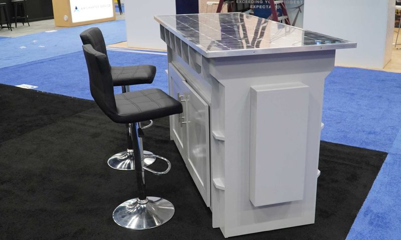 Exhibit display booth design and build energy power logistics