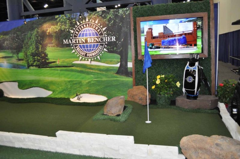 Putting Green Golf Trade Show Display