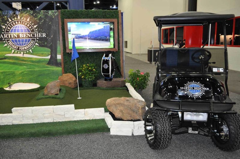 Putting Green Golf Trade Show Display