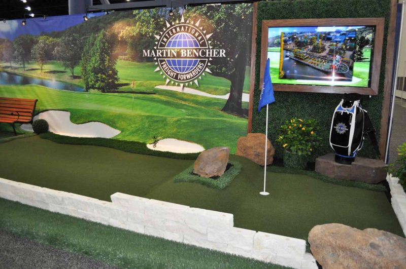 Putting Green Golf Trade Show Display