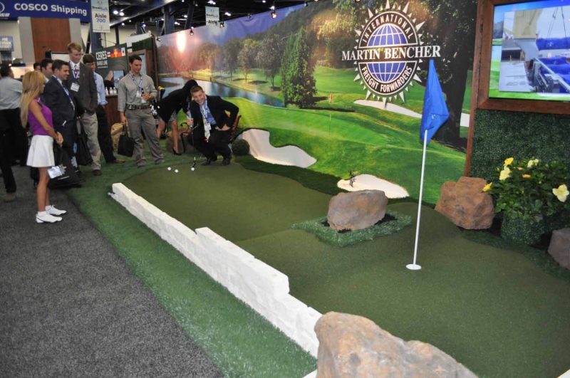 Putting Green Golf Trade Show Display