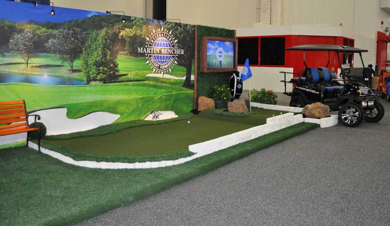 Putting Green Golf Trade Show Display