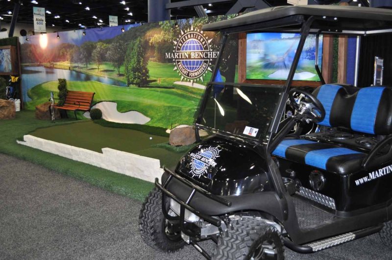 Putting Green Golf Trade Show Display